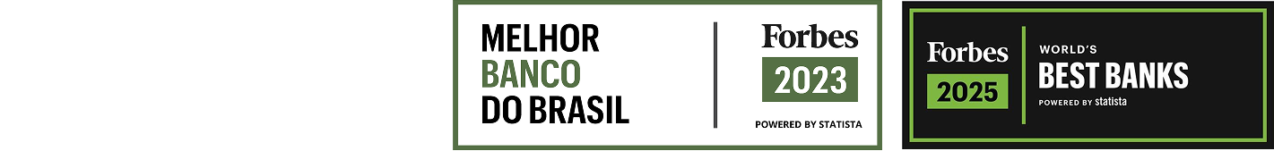 Logo Banco Sofisa Direito Melhor Banco do Brasil e Selo Forbes 2025