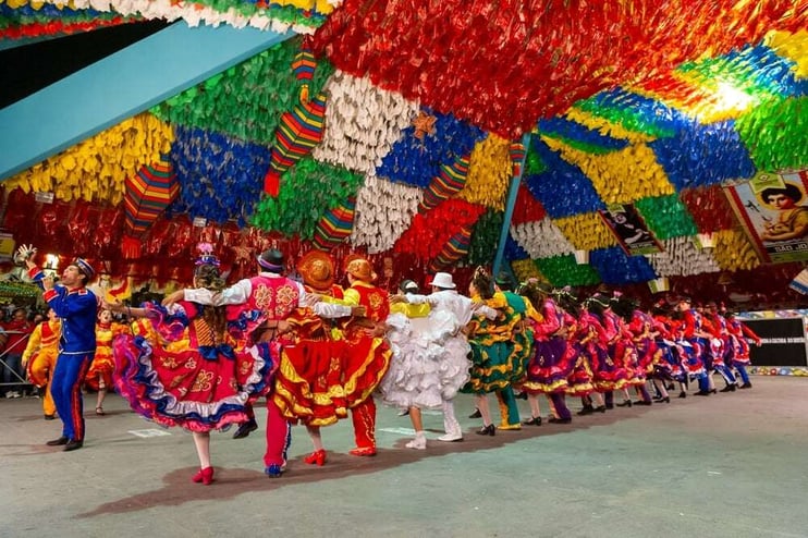 Festas famosas com quadrilha de São João