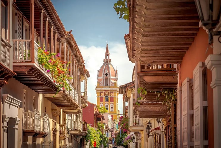 lugares para passar o réveillon Cartagena-das-Índias-Colômbia